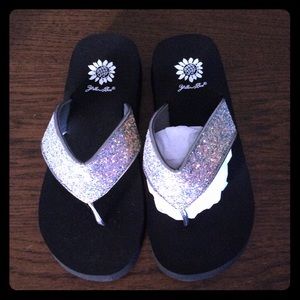 Yellow Box Flip Flops